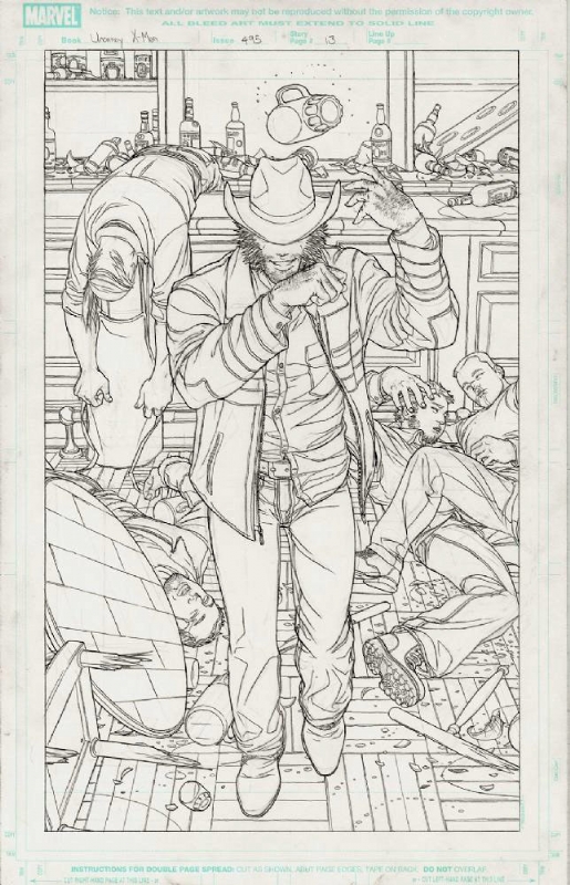 Uncanny X-Men 495, Pg 13 (2007) Comic Art